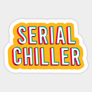 Serial chiller Sticker